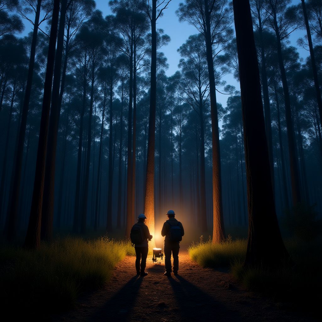 Field research in Pilliga Forest