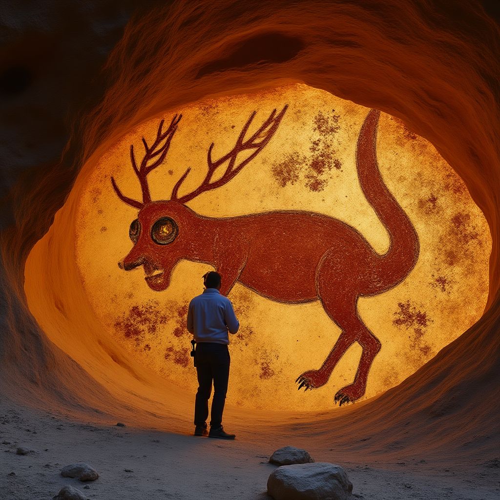 Documenting Aboriginal rock art of mythical creatures