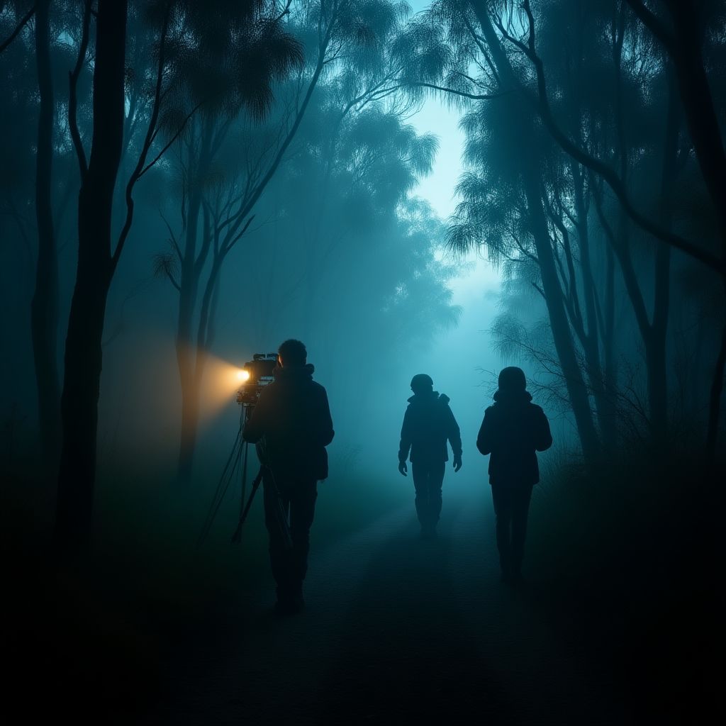 The Australian Urban Legends Research Team in the field